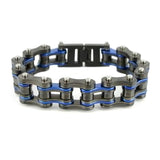 SK2255 New 3/4" Wide Gunmetal Finish With Candy Blue